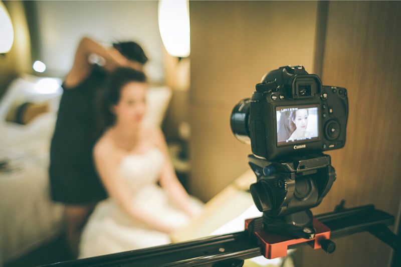 Quay phim phóng sự trang điểm cô dâu