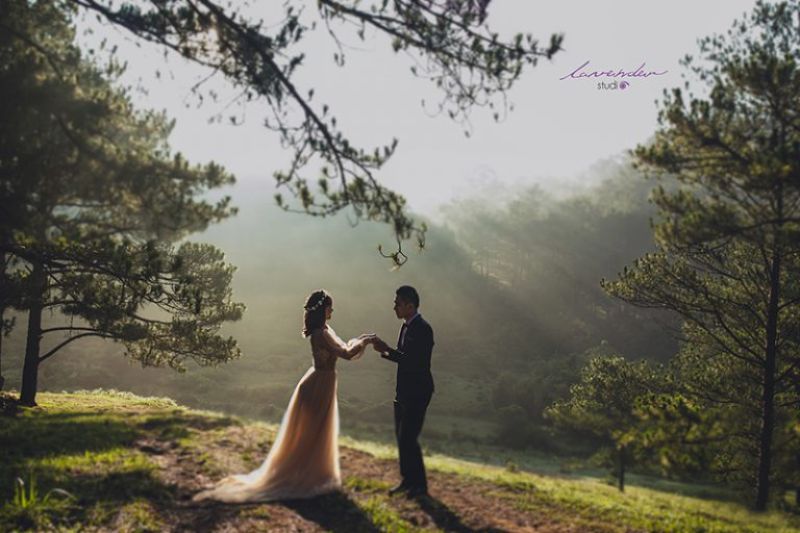 Chụp hình cưới lãng mạn