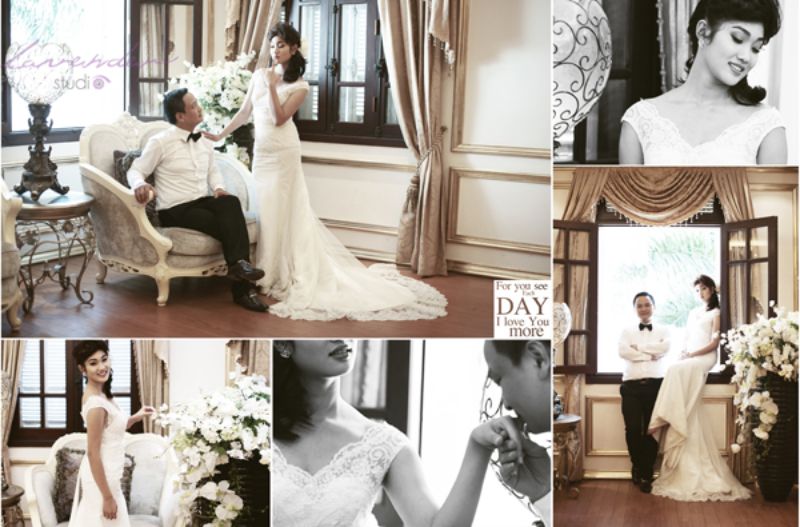 Nên chụp ảnh cưới studio hay ngoại cảnh | Ảnh cuoiwsi studio phong cách trang nhã