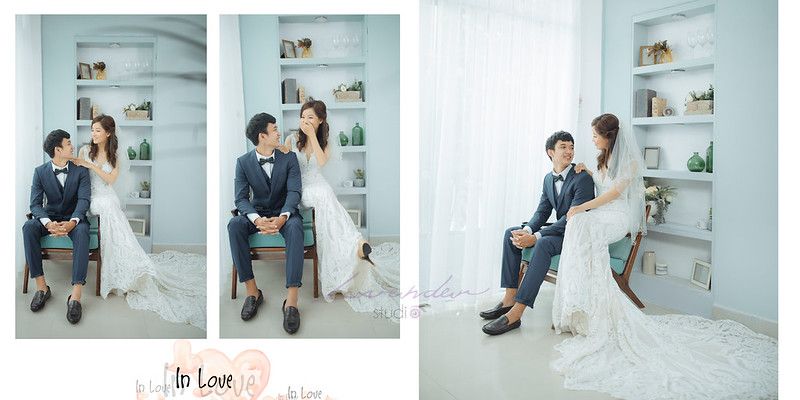 Chụp hình cưới tại studio