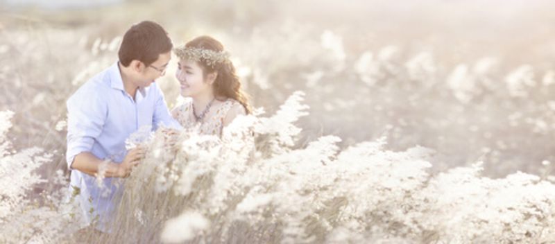 chụp ảnh cưới ở cánh đồng cỏ lau -2