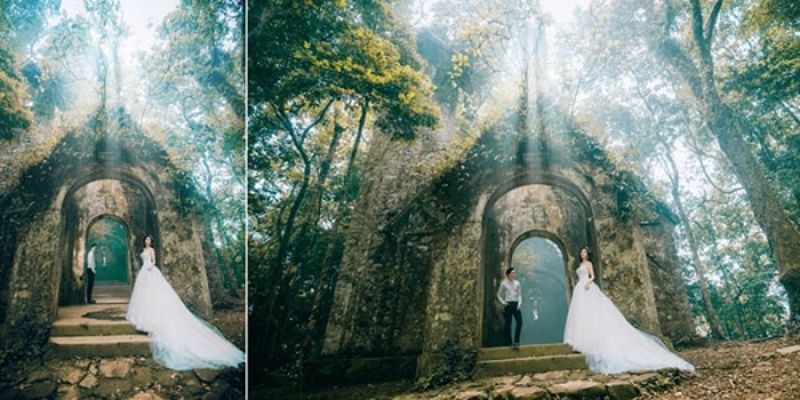 chụp ảnh cưới lãng mạn