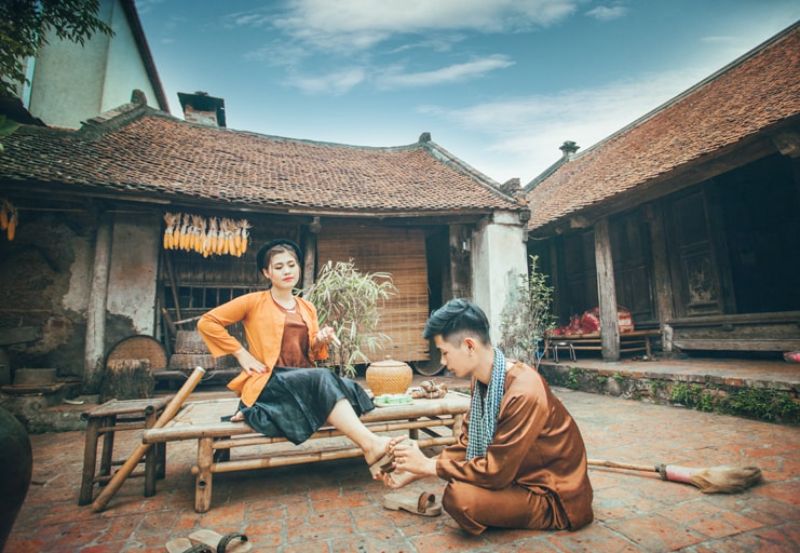 Chụp ảnh cưới ở đâu đẹp miền Bắc | Làng Đường Lâm