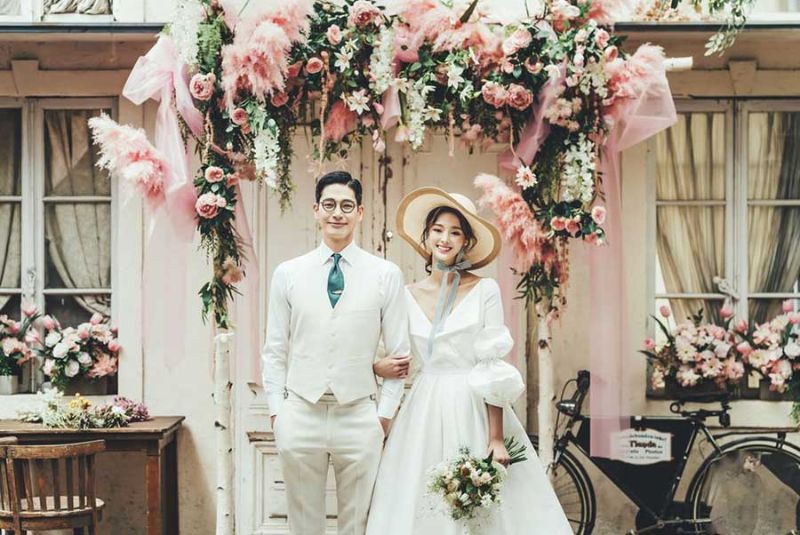 chụp ảnh cưới lãng mạn