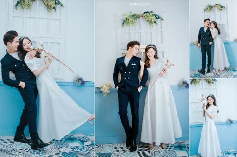Chụp ảnh cưới trong studio giá bao nhiêu