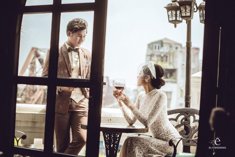 chụp hình quay phim tiệc cưới trọn góiphong cách pháp