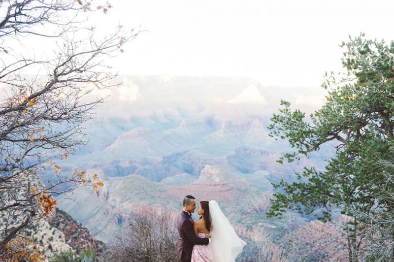 studio chụp ảnh cưới đẹp có sương mờ