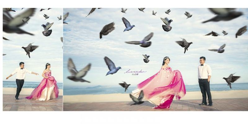 Chụp ảnh cưới nghệ thuậy cực đẹp