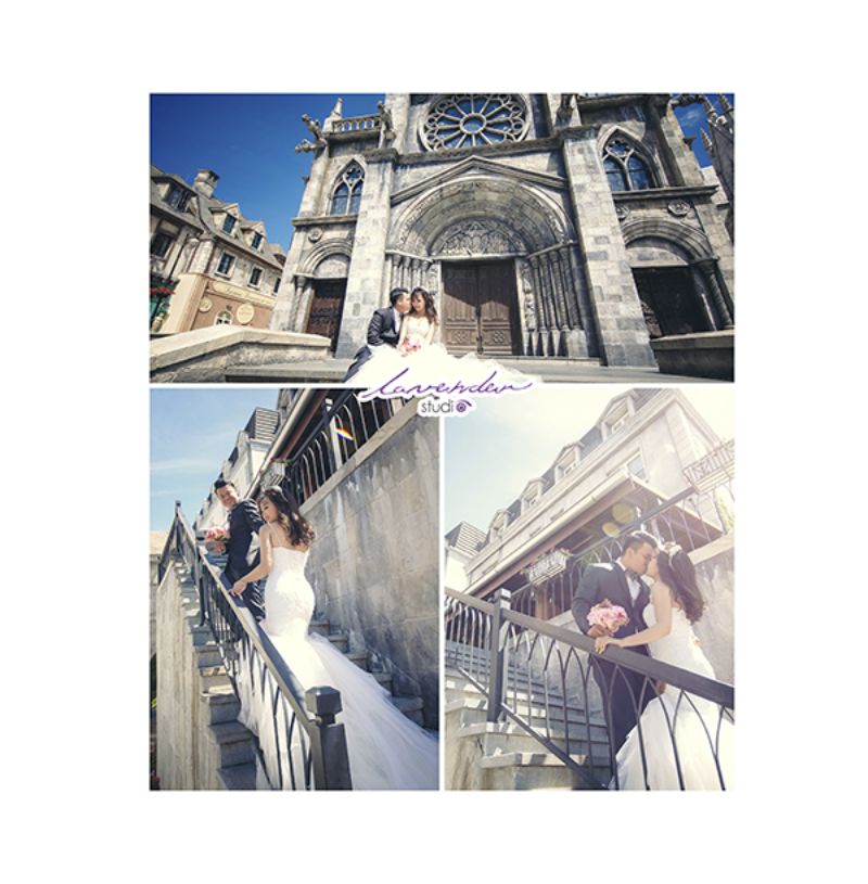 Chụp ảnh cưới phong cách lãng mạn kiểu Pháp