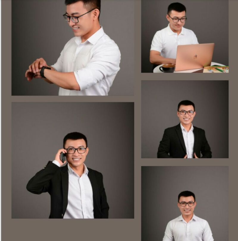 Chụp hình doanh nhân nam