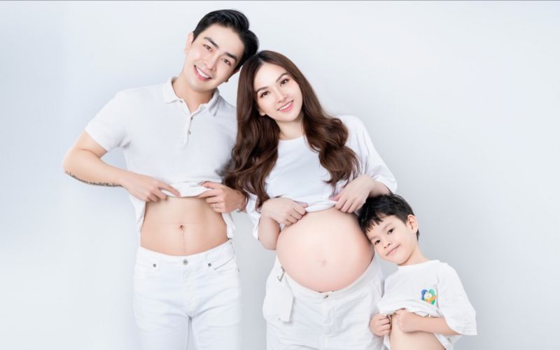 chụp ảnh mẹ bầu ở Huế