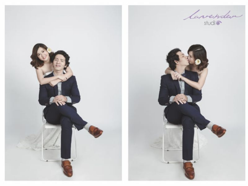 chụp hình cặp dôi trong studio