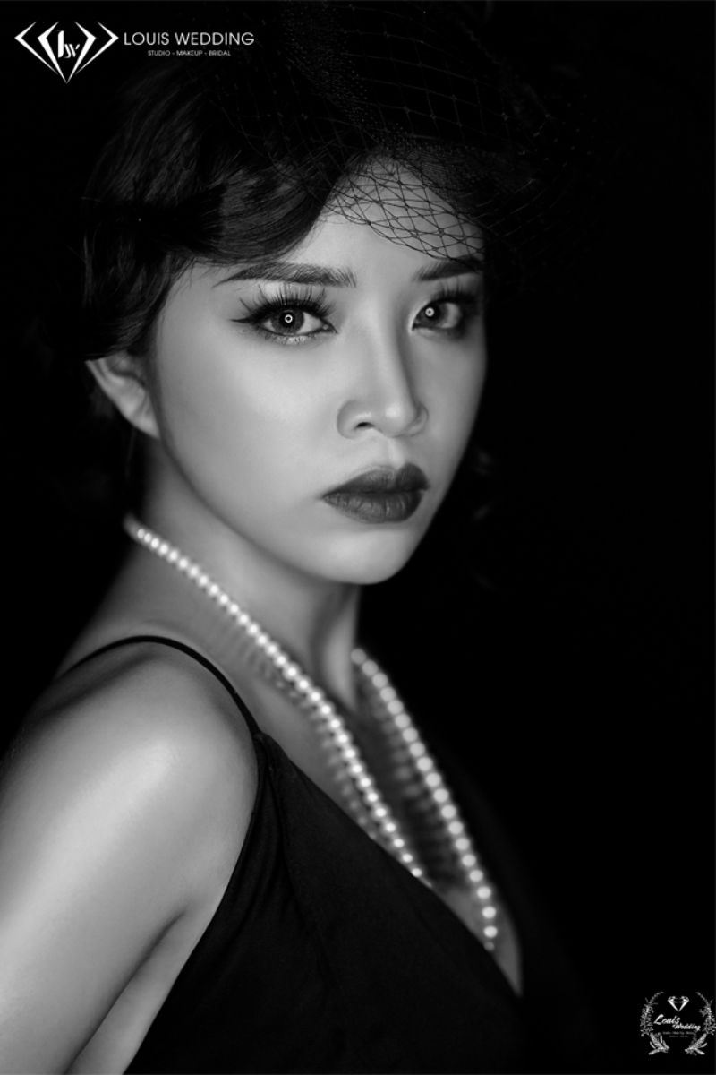 Dịch vụ chụp hình chân dung uy tín tại tp Hồ chí Minh phong cách chụp ảnh chân dung trắng đen vintage