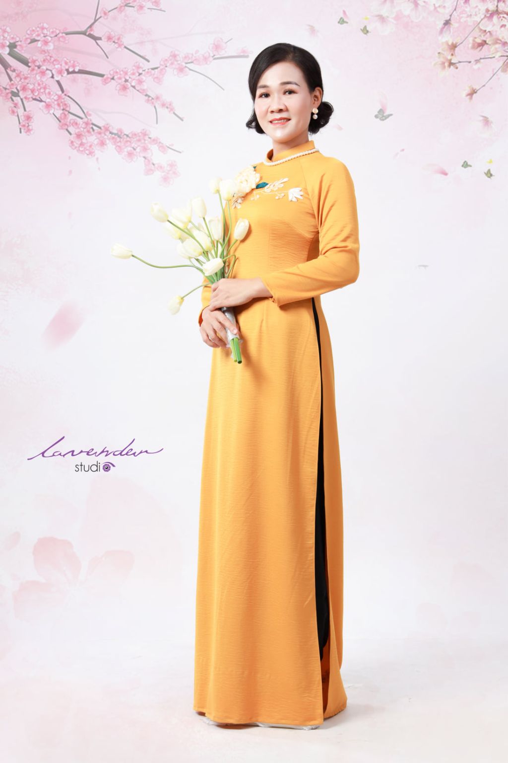 chụp ảnh áo dài của Studio Lavender