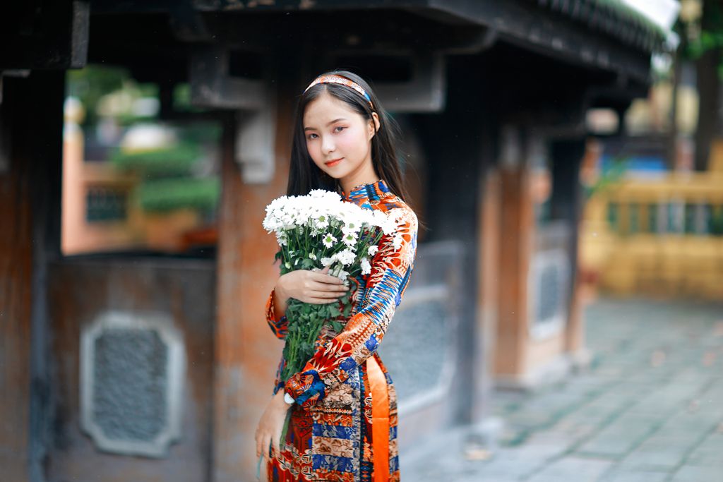 cửa hàng cho thuê áo dài đáp ứng mọi nhu cầu 
