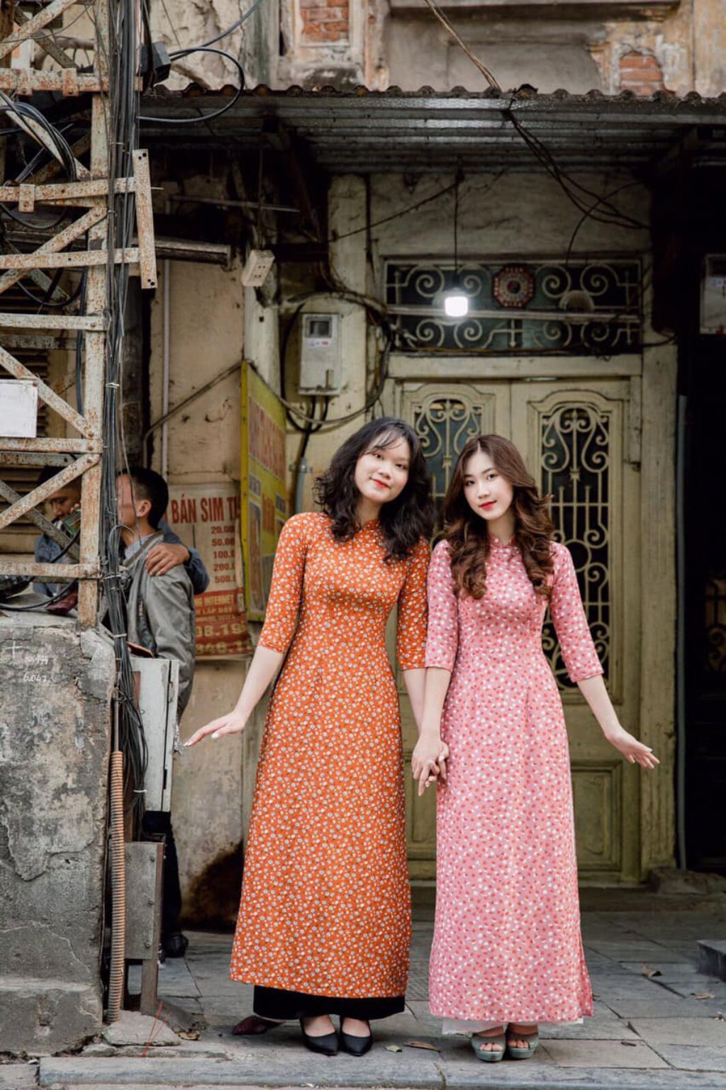 dịch vụ cho thuê áo dài Tết ở Hà Nội sỉ và lẻ
