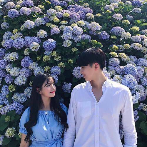 chụp hình couple nghệ thuật đáng yêu dễ thương