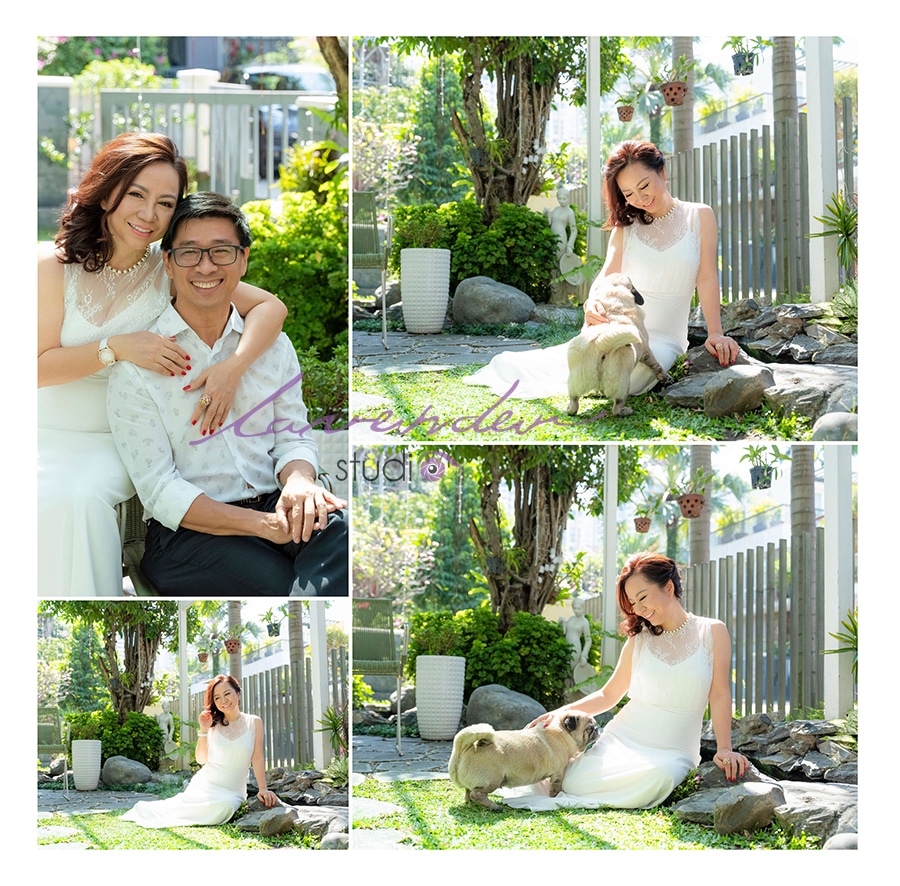 Tết chụp ảnh tại nhà - gia đình yêu thương