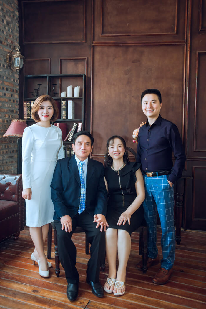 Tết chụp ảnh tại nhà - gia đình yêu thương