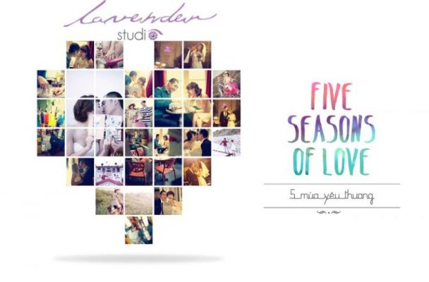 Studio ở Sài Gòn Lavender Wedding