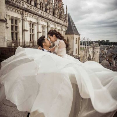 Studio chụp hình cưới đẹpở lâu đài cổ kính