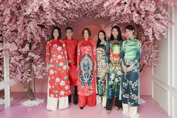 cửa hàng cho thuê áo dài Tết ở Hà Nội đẹp lung linh