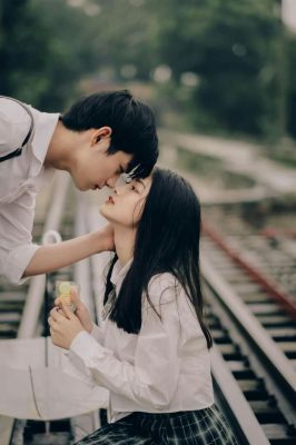 chụp hình couple nghệ thuật đáng yêu dễ thương