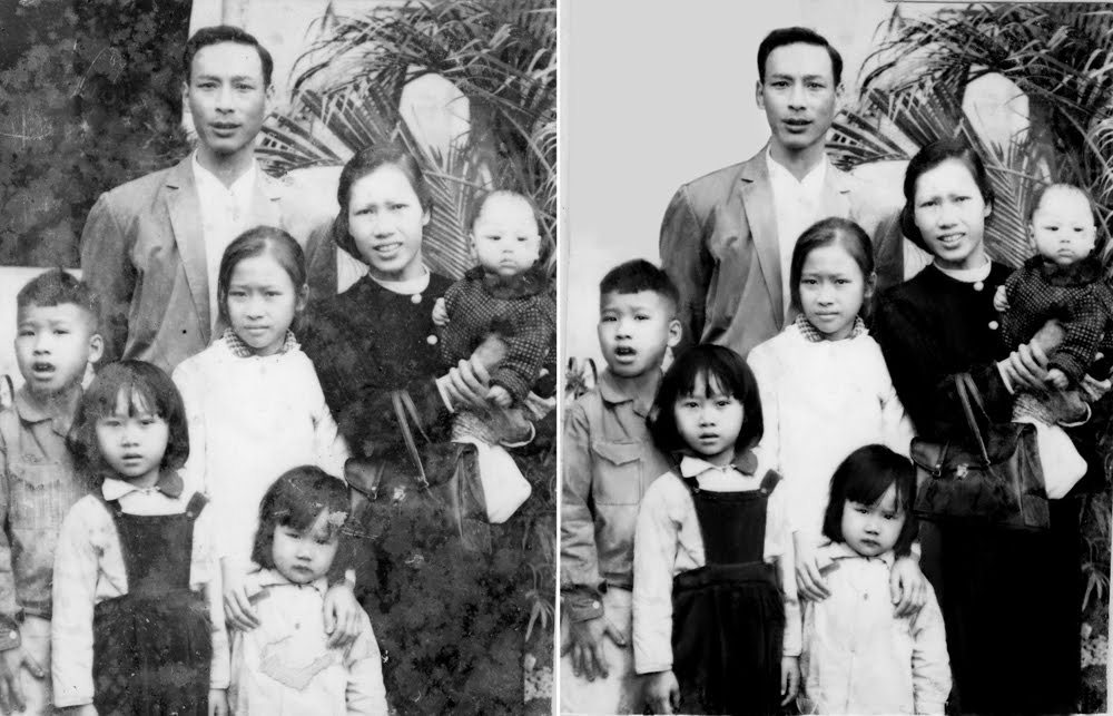 Dịch vụ ghép ảnh và phục chế ảnh gia đình – quy trình an toàn, bảo mật